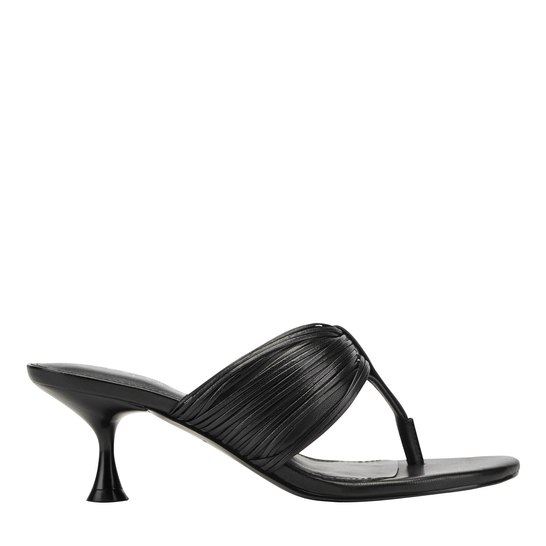 Pamilla Leather Heeled Thong Sandal