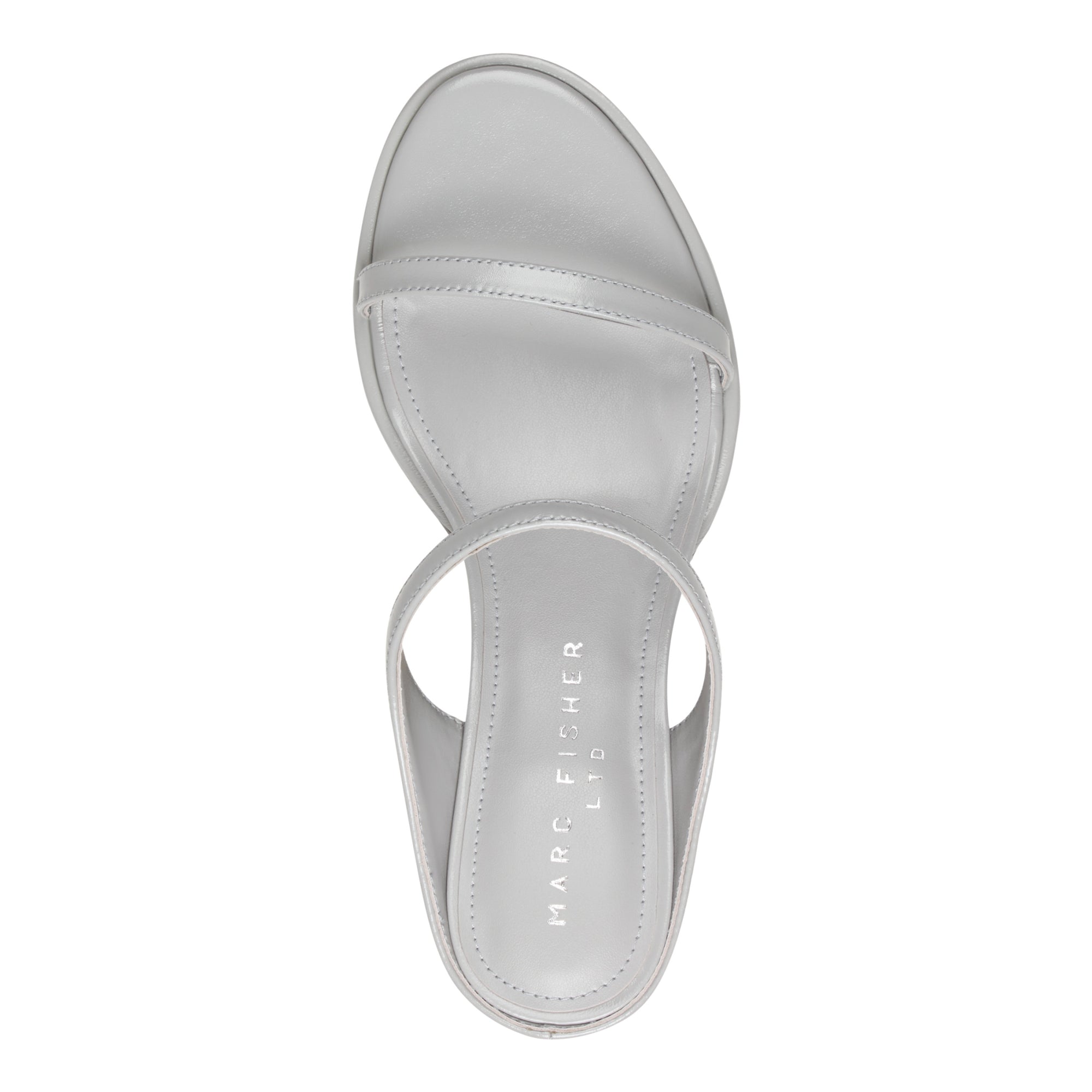 Alonde Leather Heeled Slide Sandal