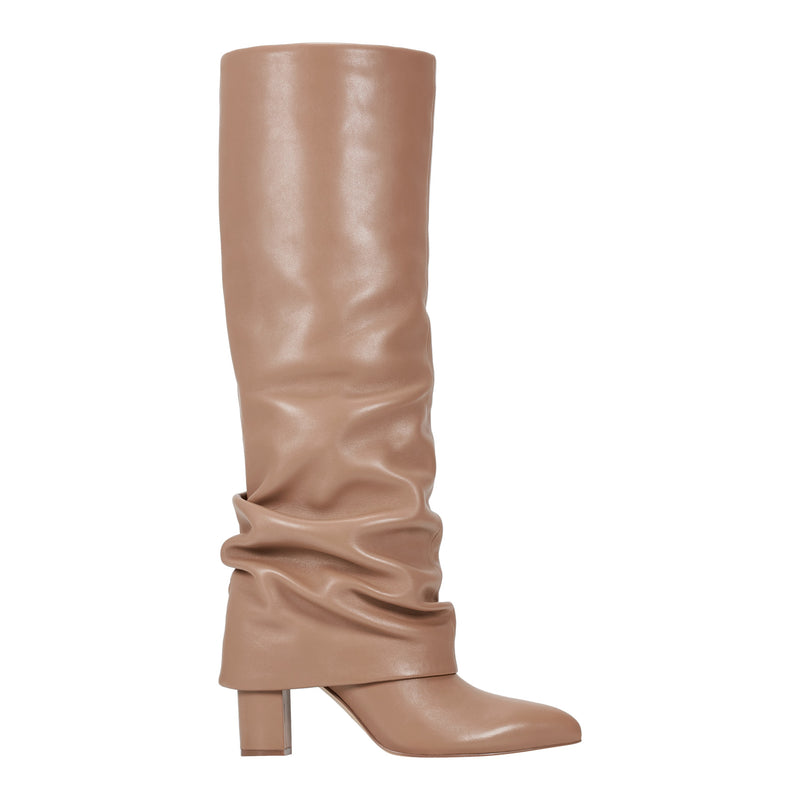 Lalita Foldover Dress Leather Boot