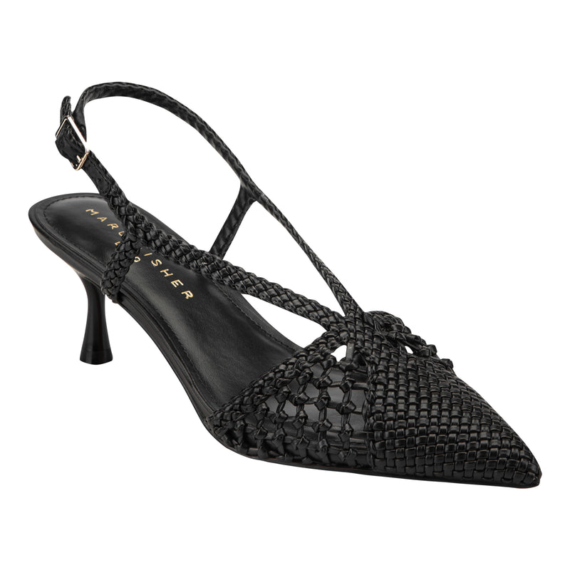 Reagan Woven Leather Pump