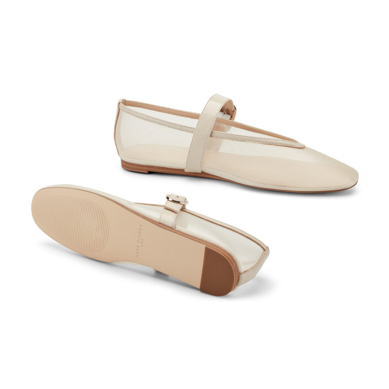 Godina Mesh Mary Jane Ballet Flat