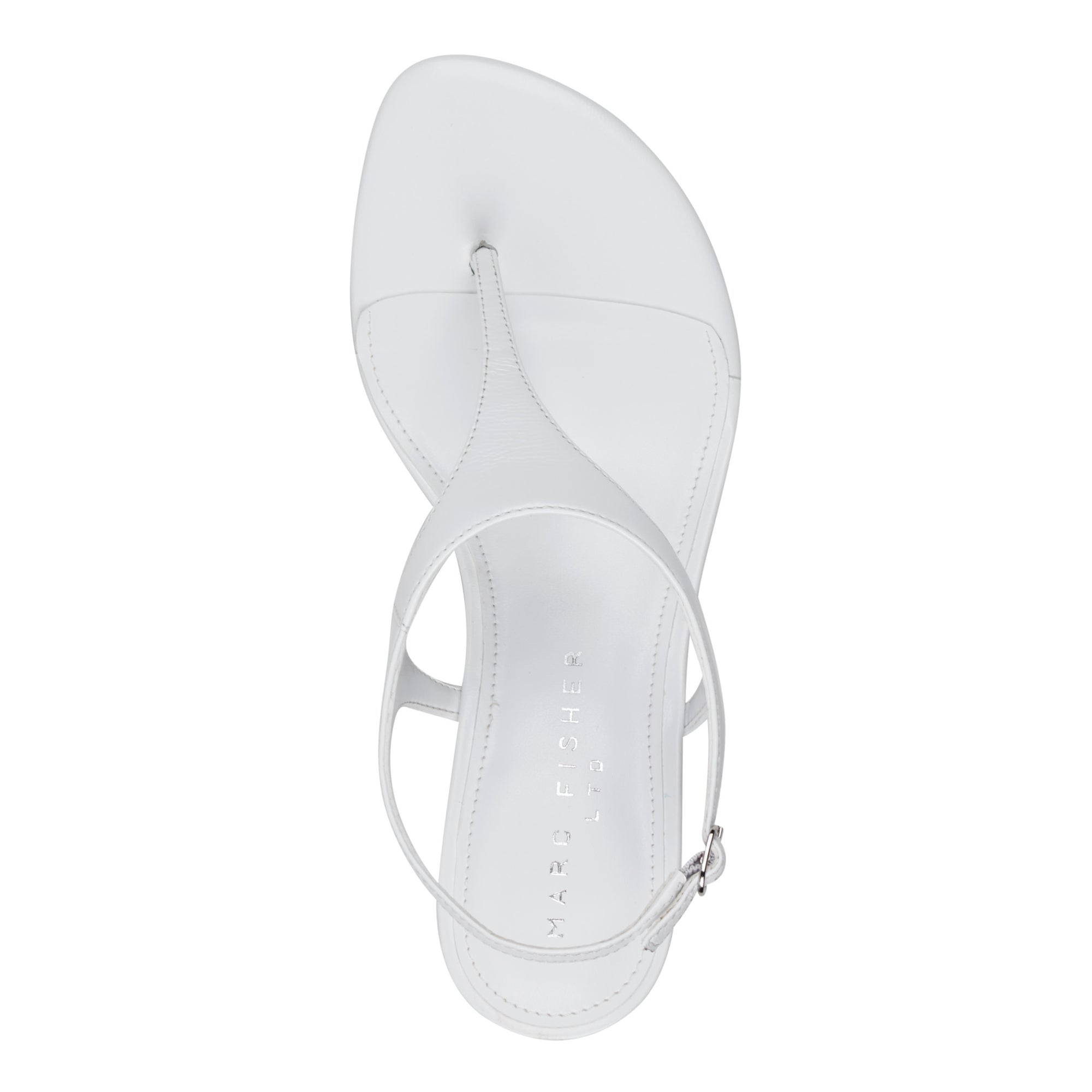Pelysa Leather Heeled Thong Sandal