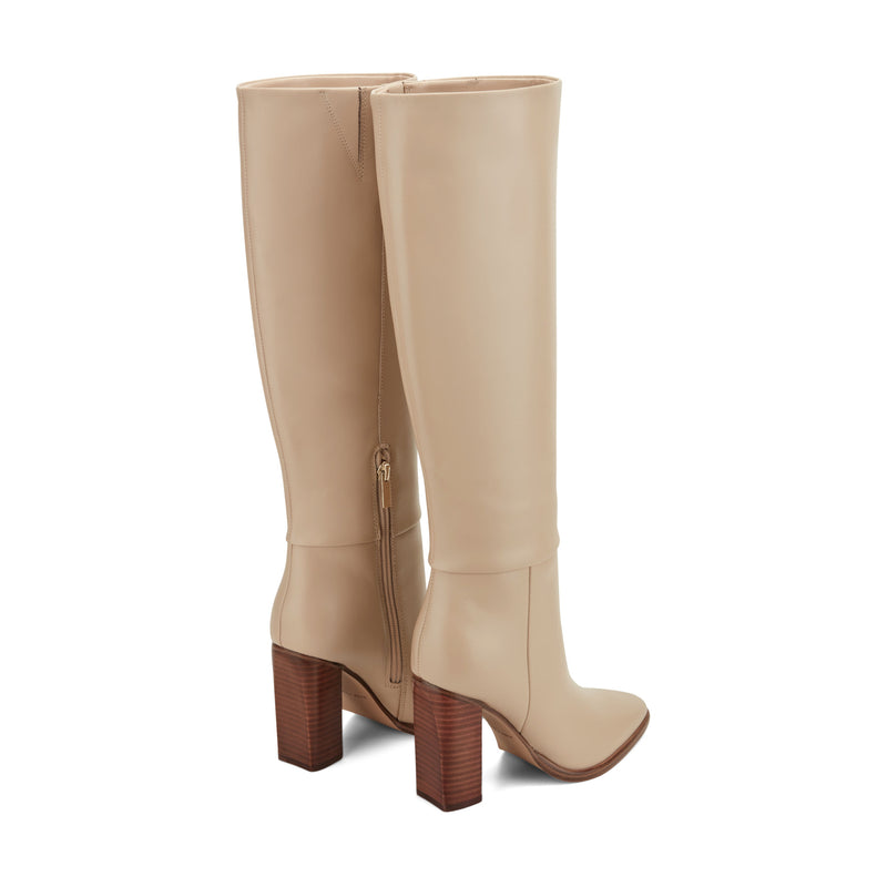 cream colored dress boots Cream dress + brown boots. Thoughts on this? : r/style