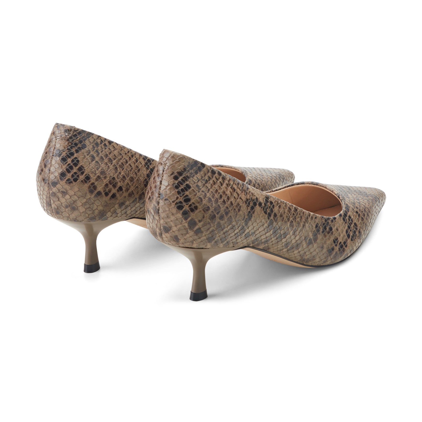 Calynna Leather Kitten Heel Pump