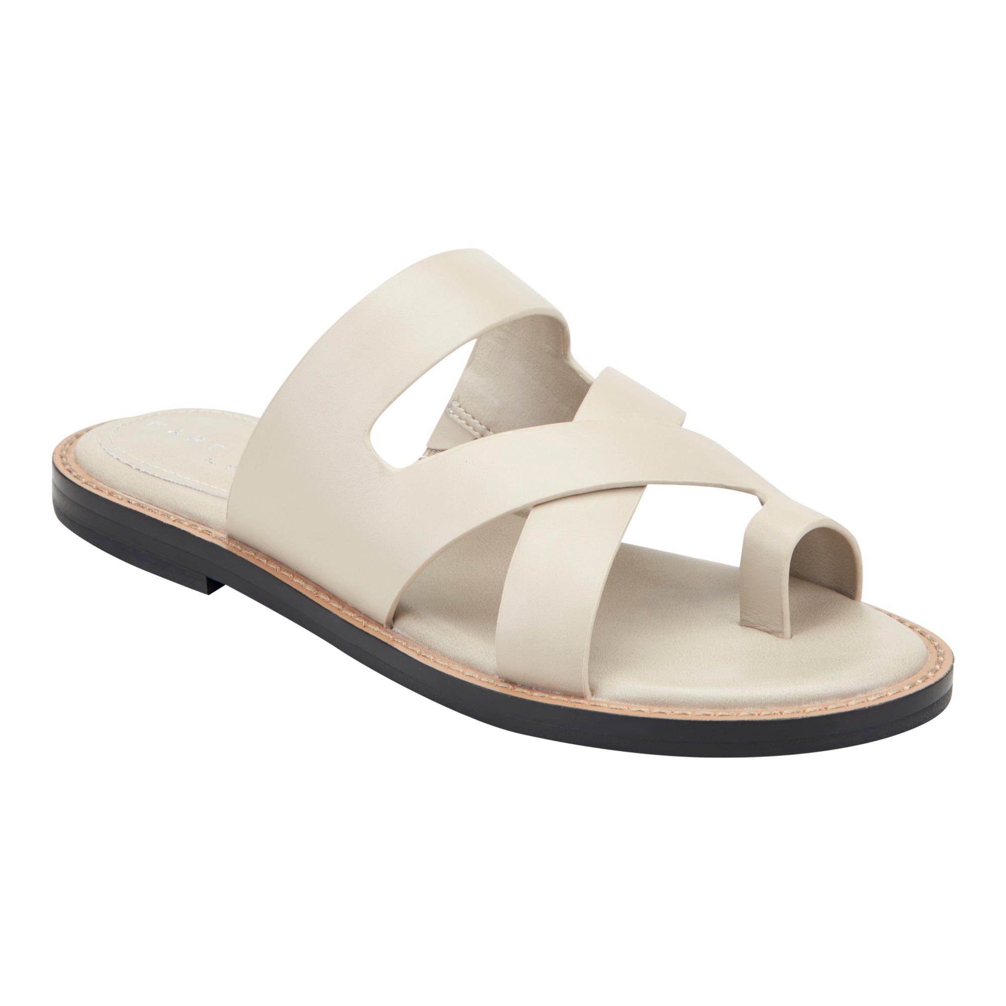 Genella Flat Leather Sandal