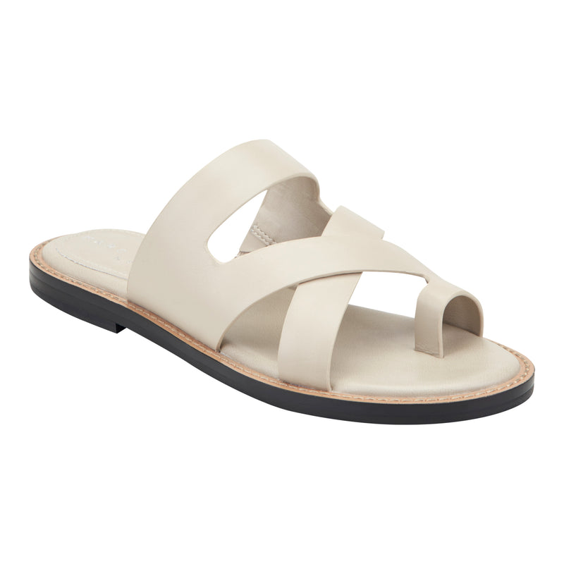 Genella Flat Leather Sandal