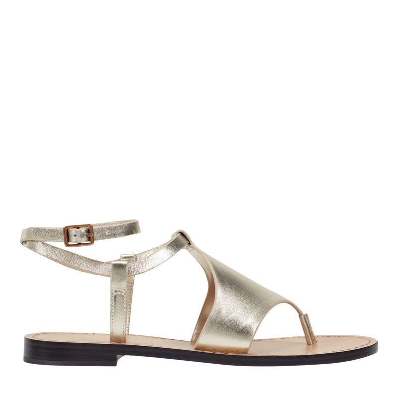 Lille Thong Flat Leather Sandal
