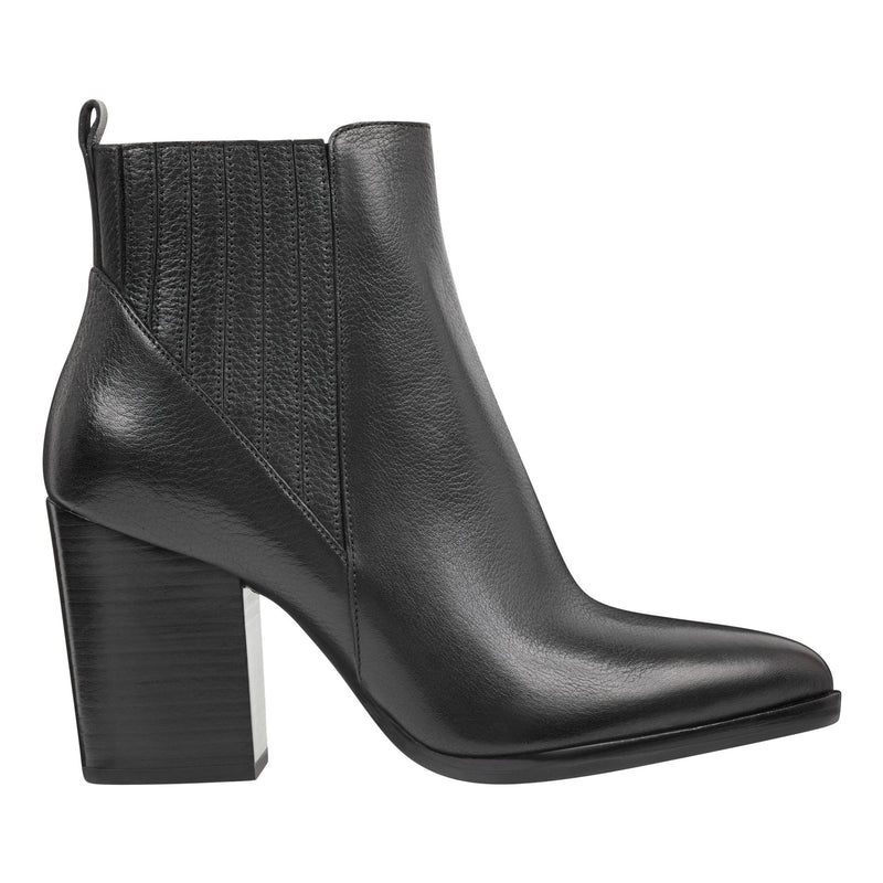 Alva Pointy Toe Leather Bootie