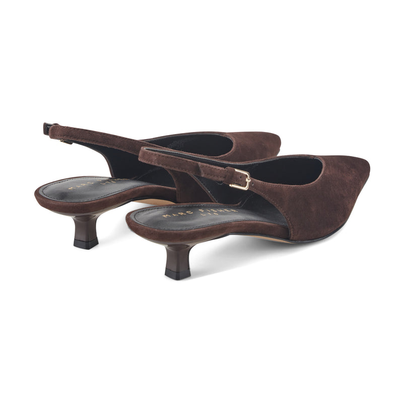 Luciey Kitten Heel Slingback Pump