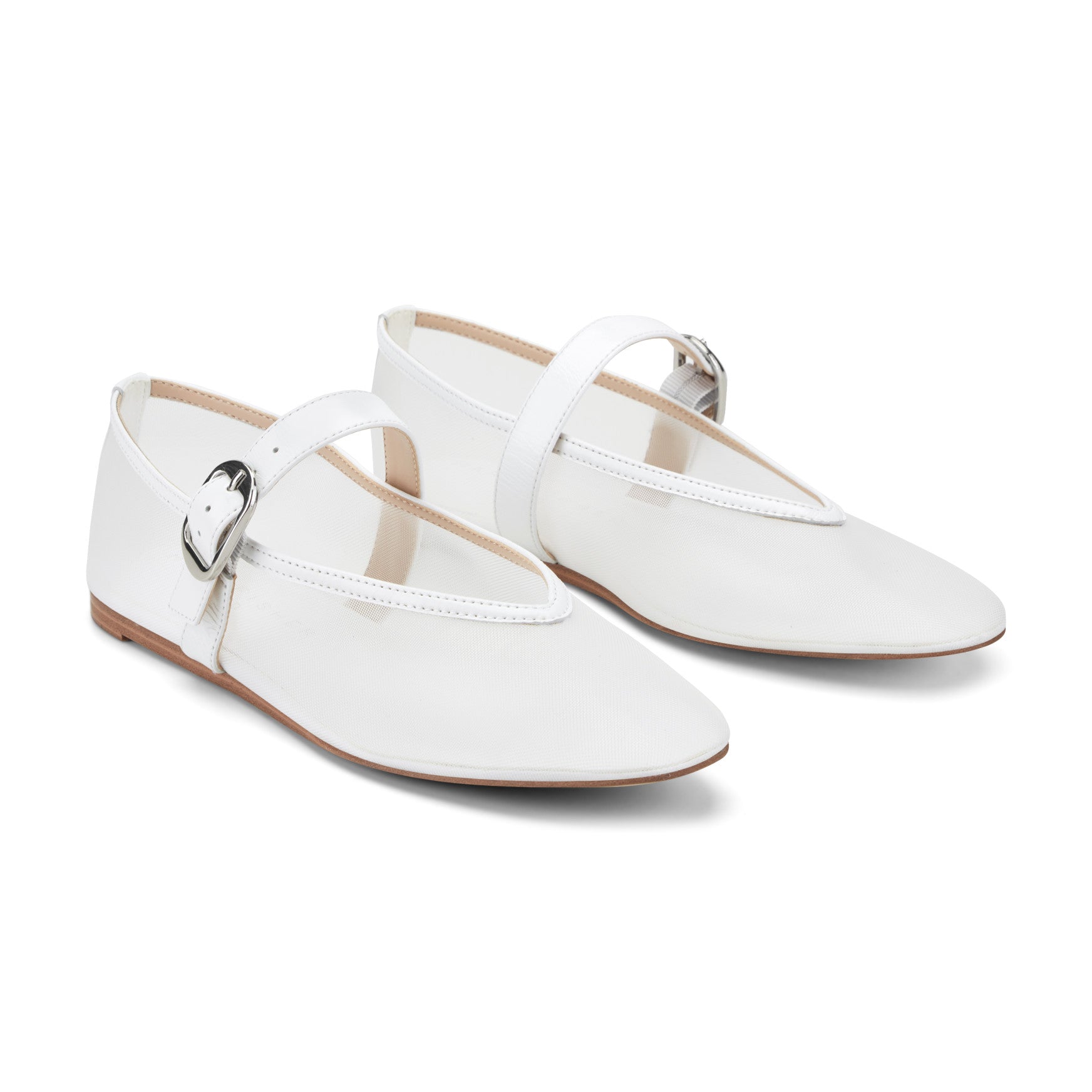 Godina Mesh Mary Jane Ballet Flat