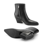 Tarel Leather Ankle Bootie