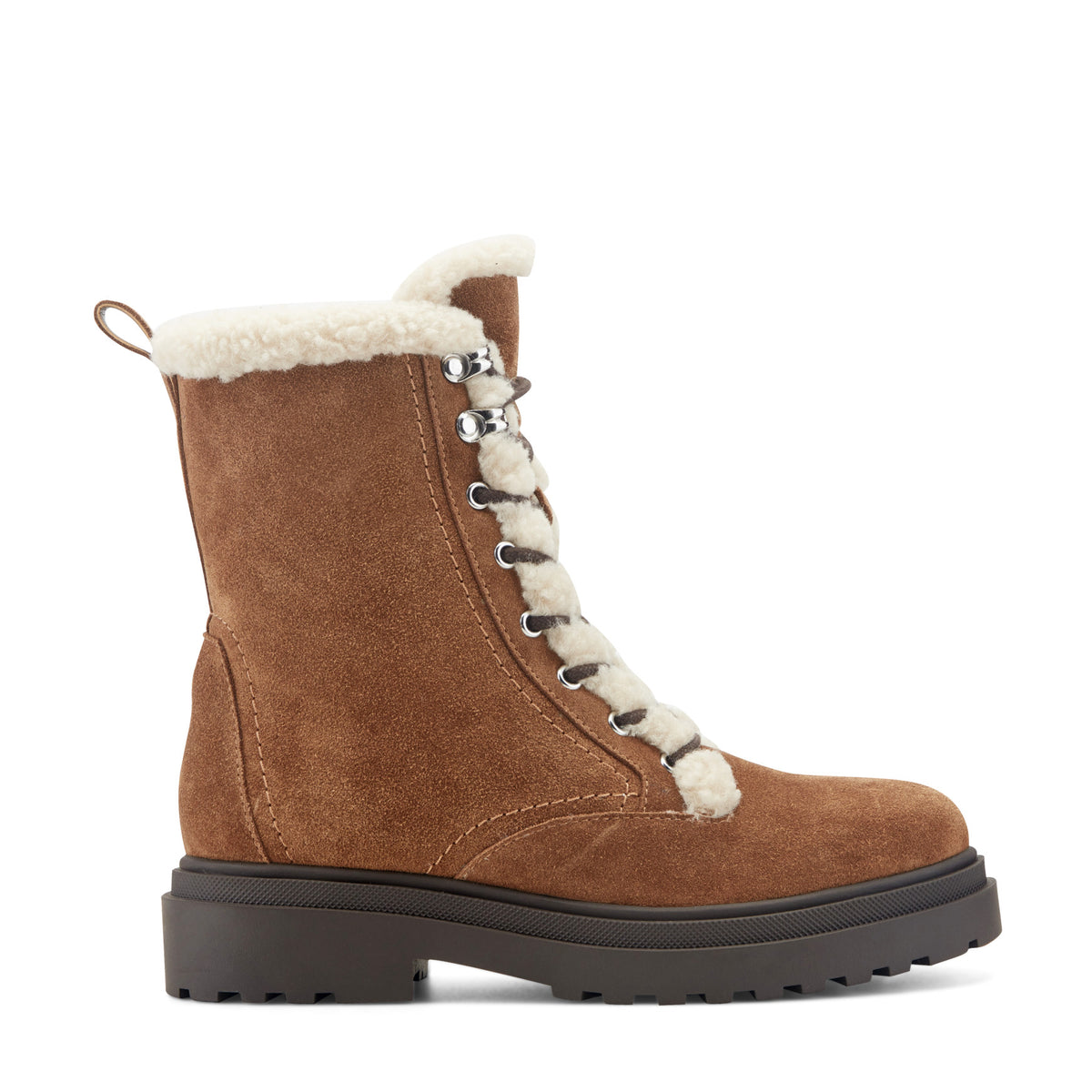Braylee Leather Lace Up Bootie