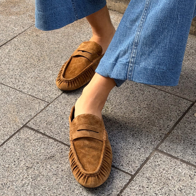 Jaynie Leather Mule Loafer