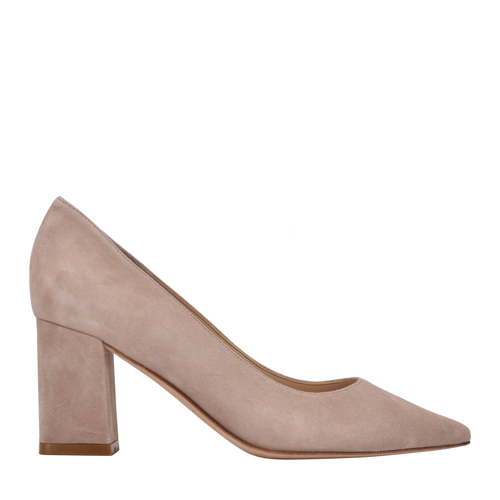 Zala Block Heel Pointy Toe Pump