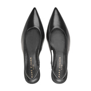 Taten Leather Wedge Slingback Pump