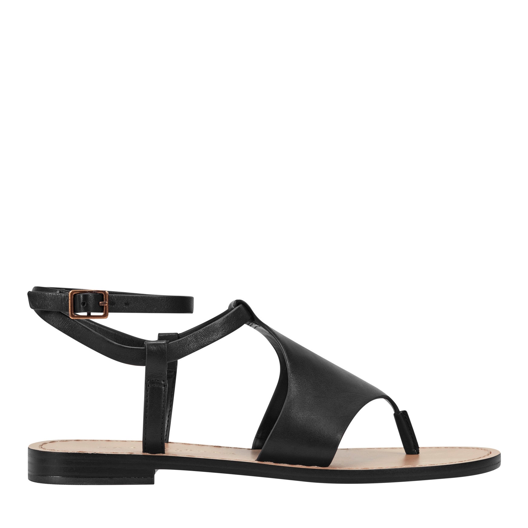 Lille Thong Flat Leather Sandal