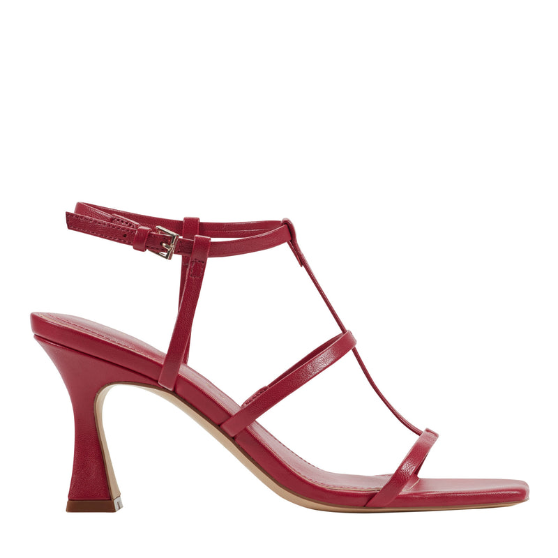 Marc Fisher LTD Dennie Women's Sandals Dark Pink Leather : 7 M Marc Fisher LTD Dennie Women's Sandals Dark Pink Leather : 7 M