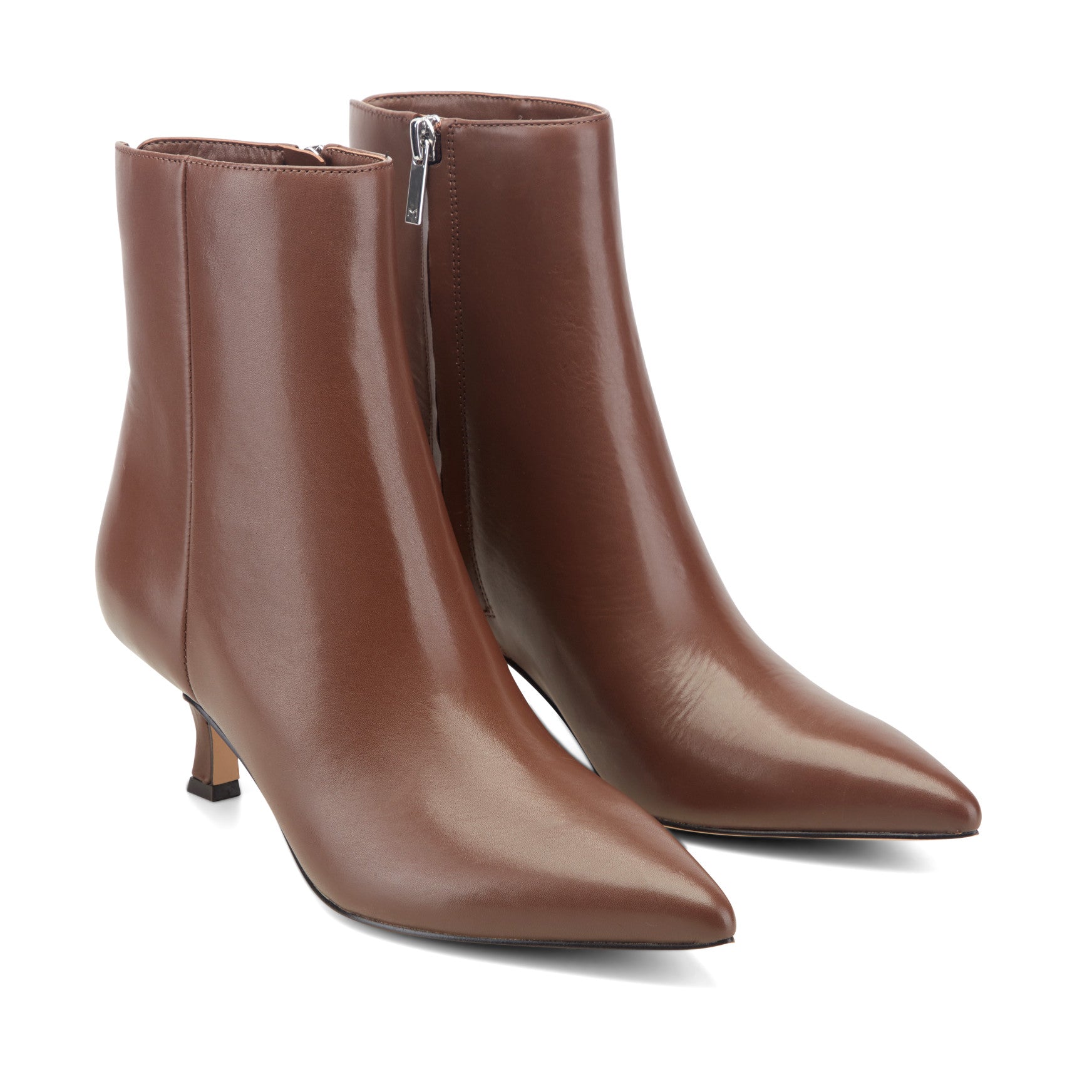 Francy Kitten Heel Leather Bootie