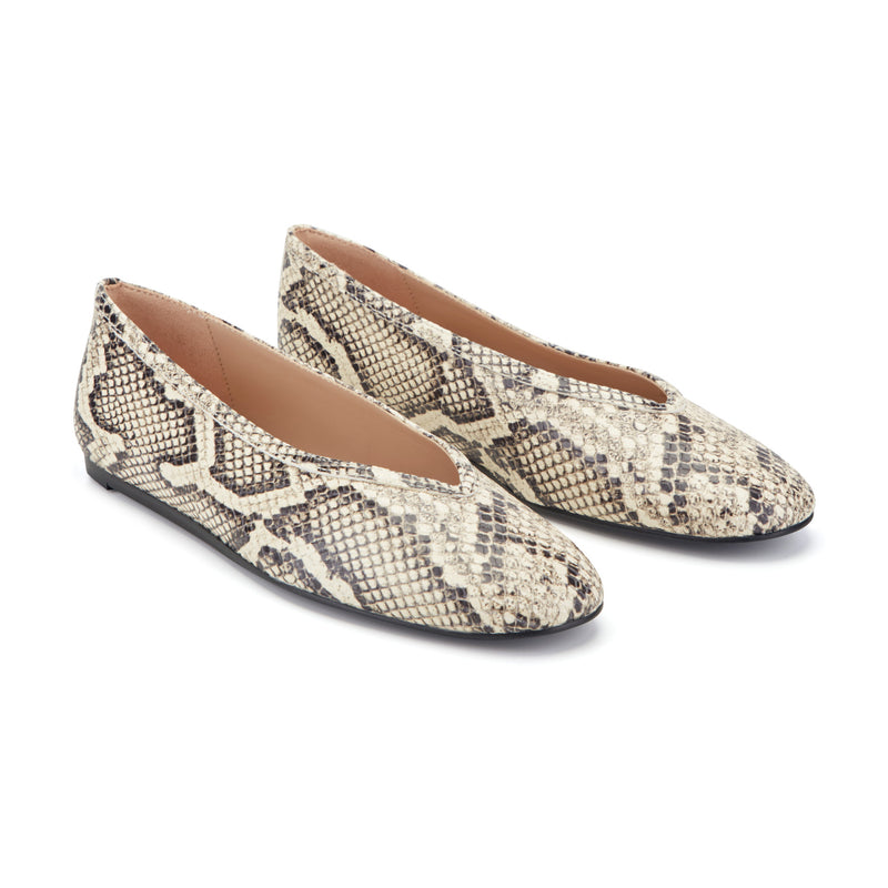 Gradi Leather Ballet Flat