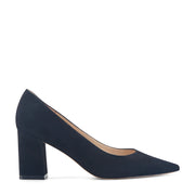 Zala Block Heel Pointy Toe Pump