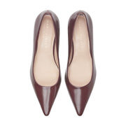 Calynna Leather Kitten Heel Pump