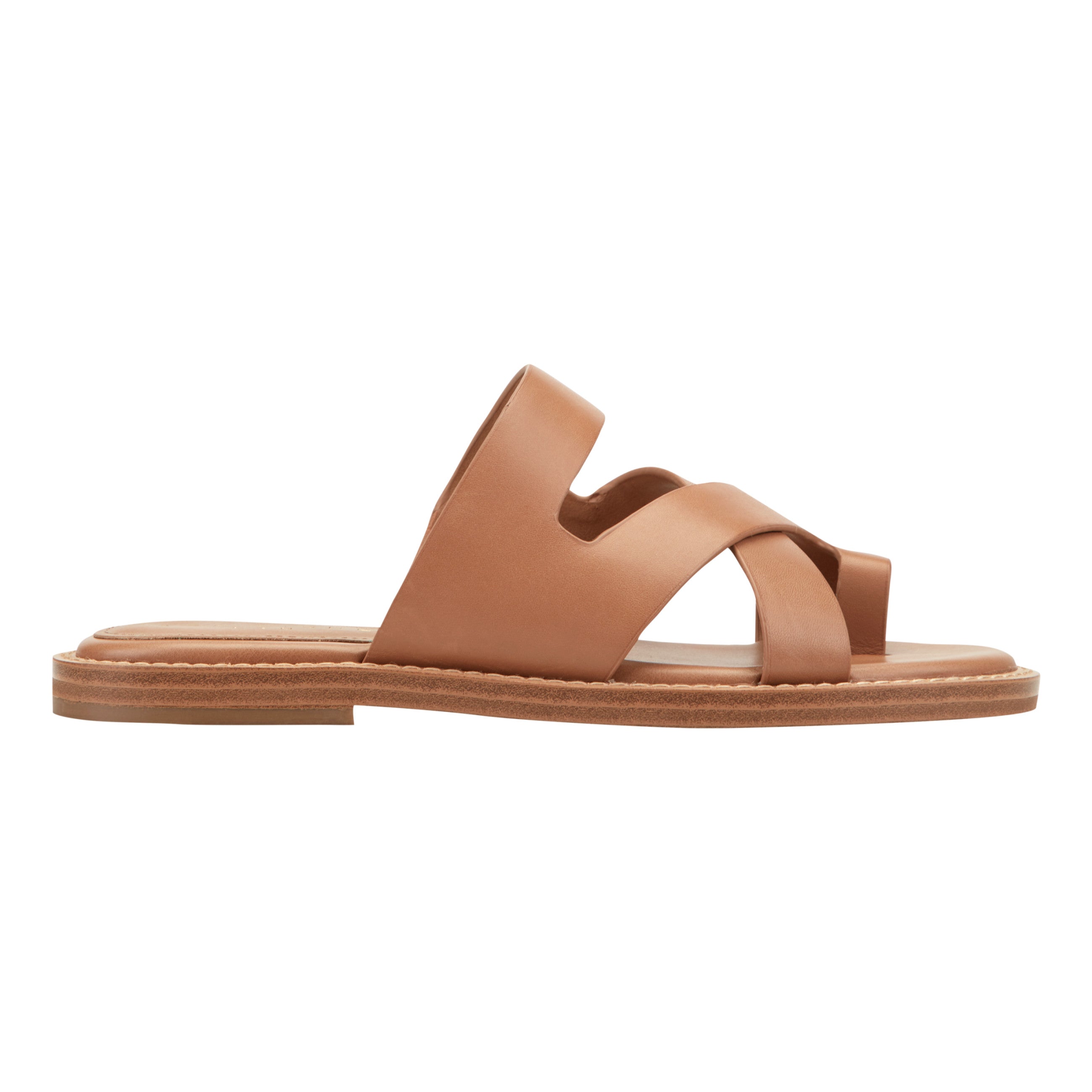 Genella Flat Leather Sandal