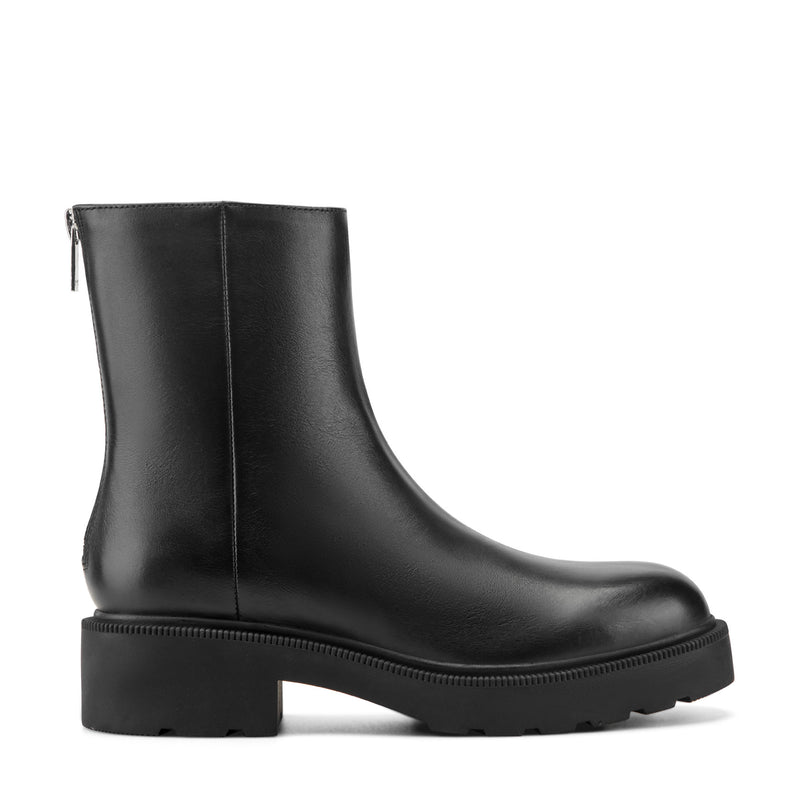 Shylina Leather Lug Sole Bootie
