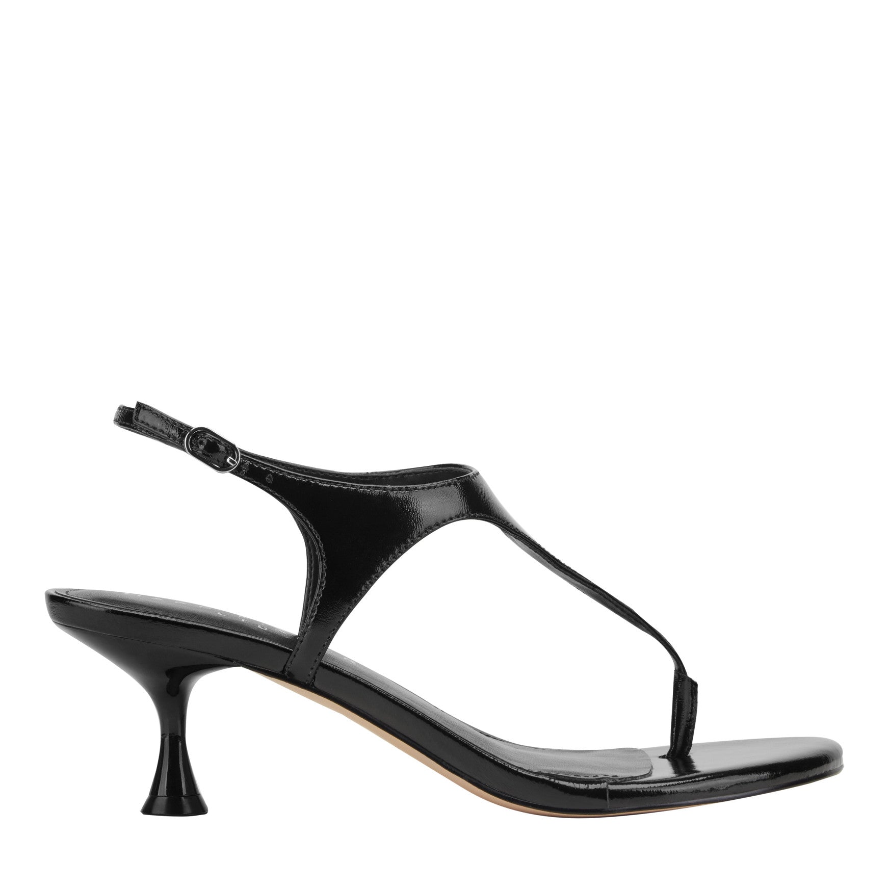 Pelysa Leather Heeled Thong Sandal