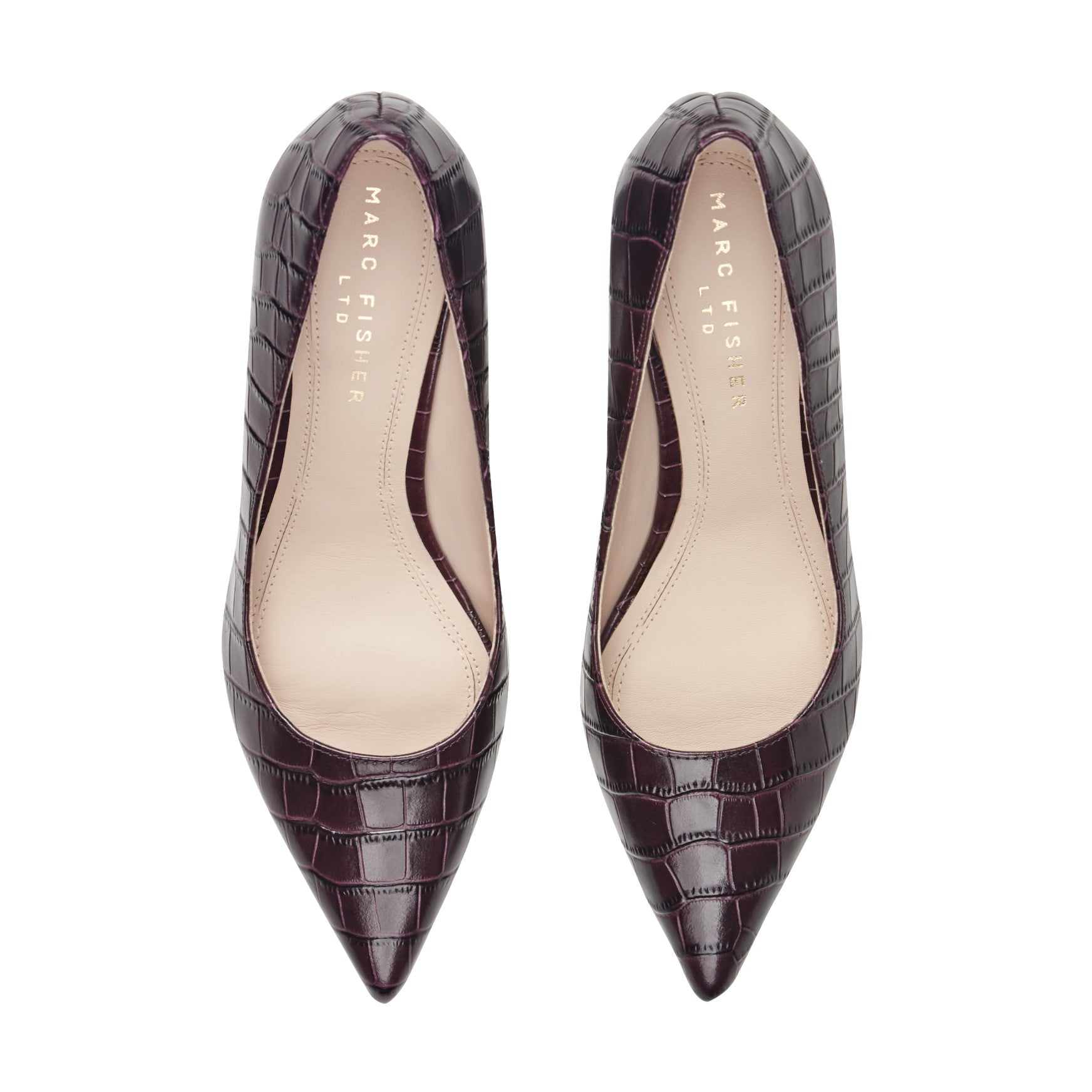 Zala Block Heel Pointy Toe Pump