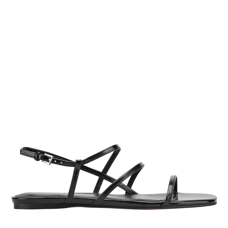 Elysha Leather Flat Sandal