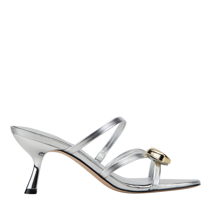 Natesa Leather Embellished Sandal