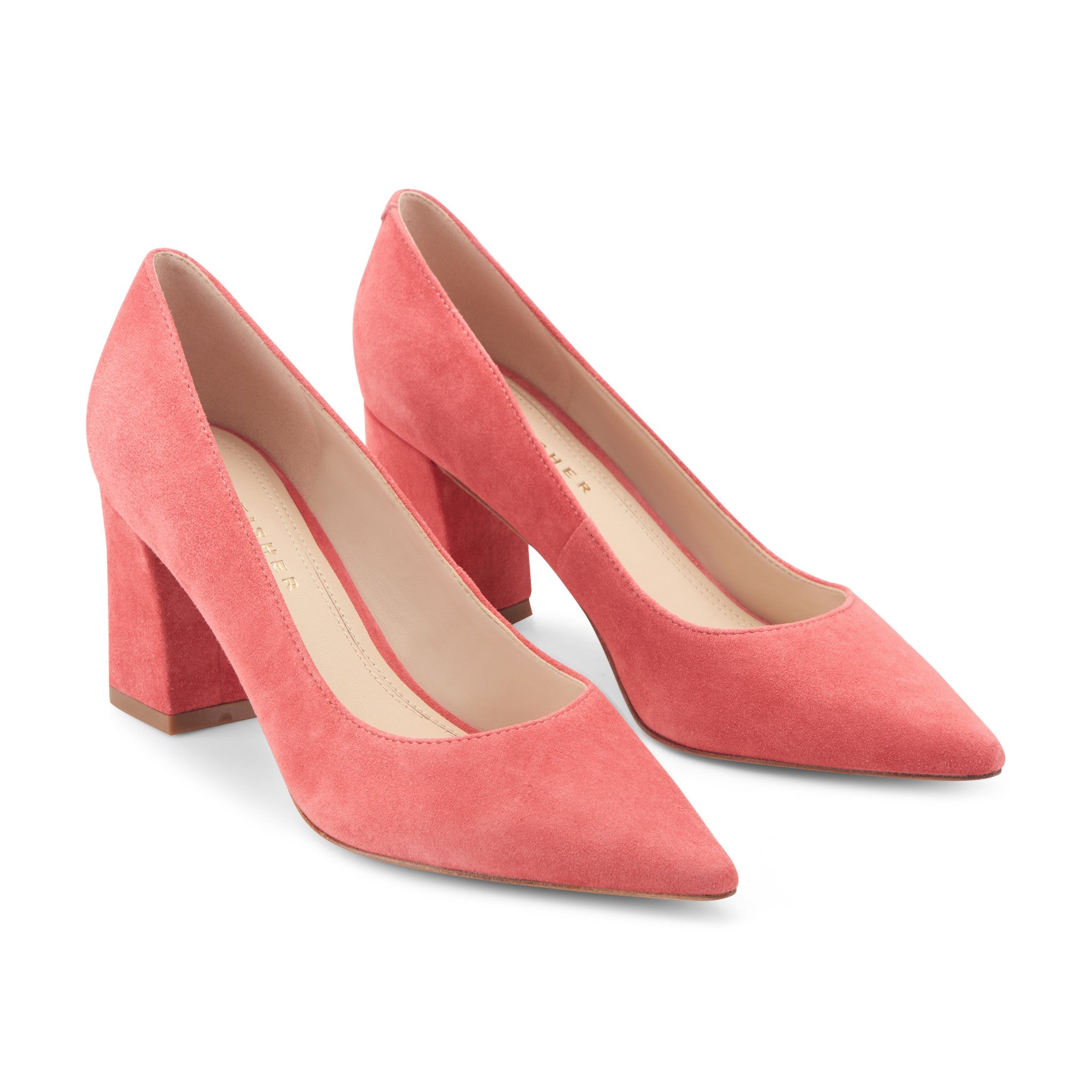 Zala Block Heel Pointy Toe Pump