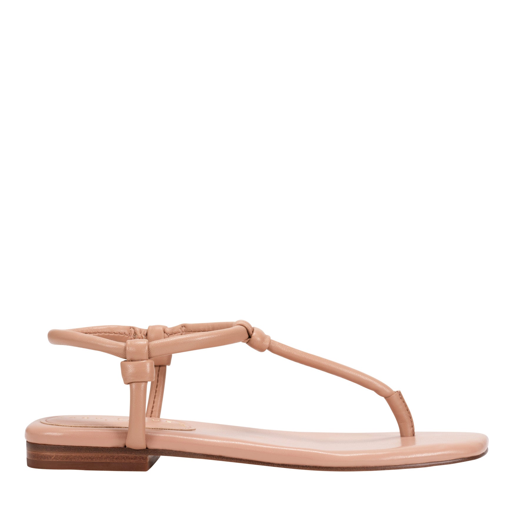 Maycee Thong Flat Leather Sandal