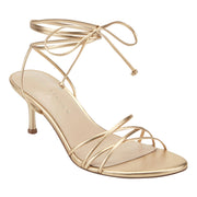 Gineva Leather Ankle Wrap Sandal