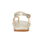 Gerty Strappy Leather Flat Sandal