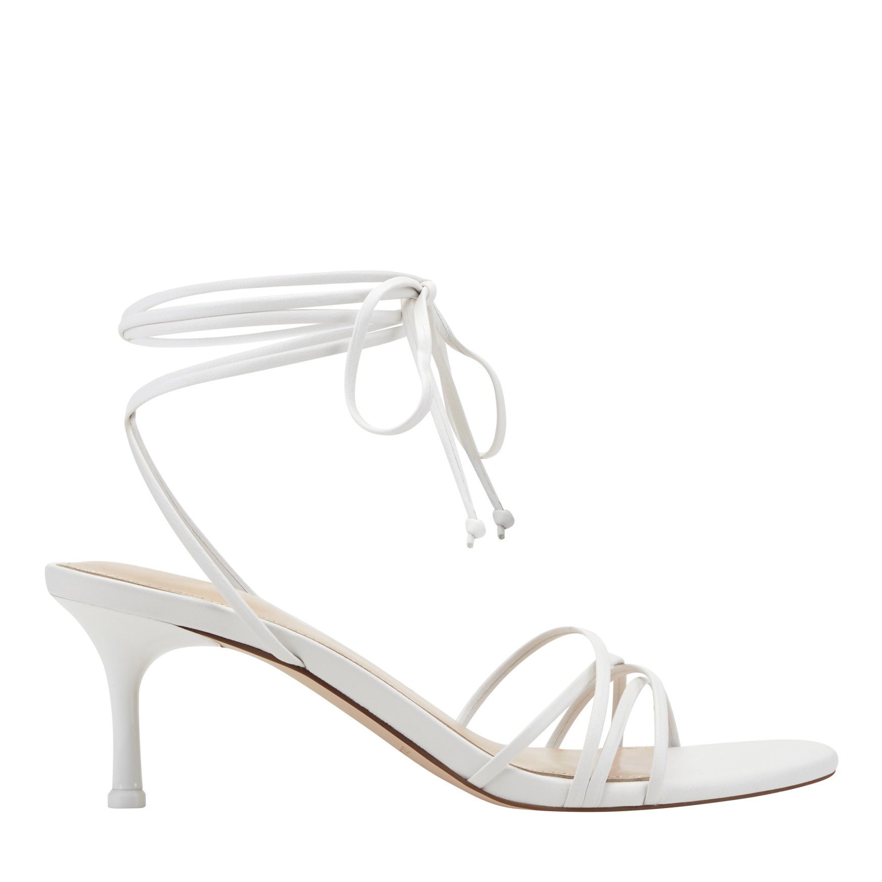 Gineva Leather Ankle Wrap Sandal