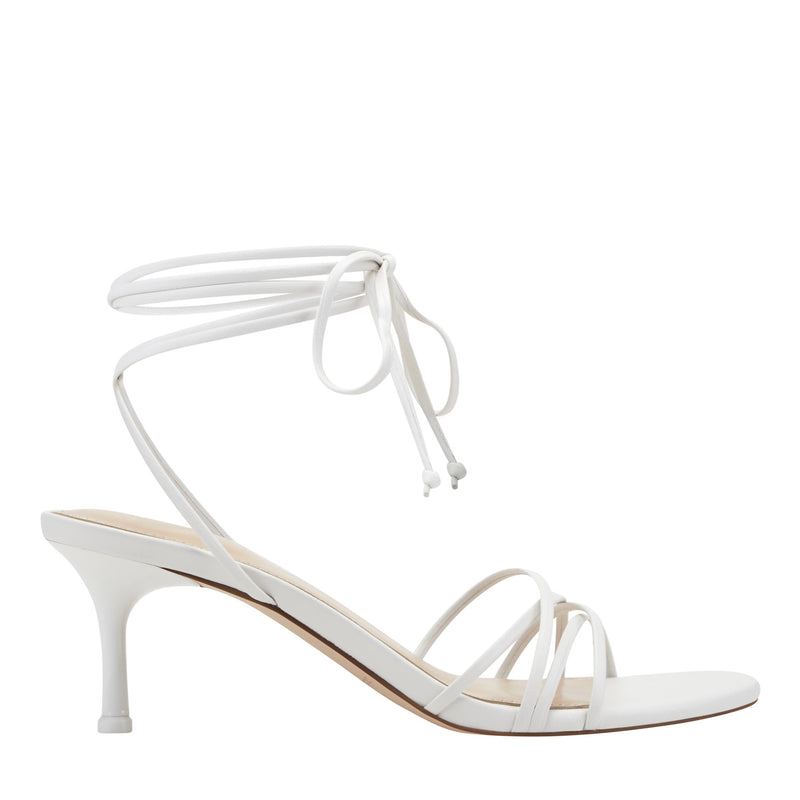 Gineva Leather Ankle Wrap Sandal