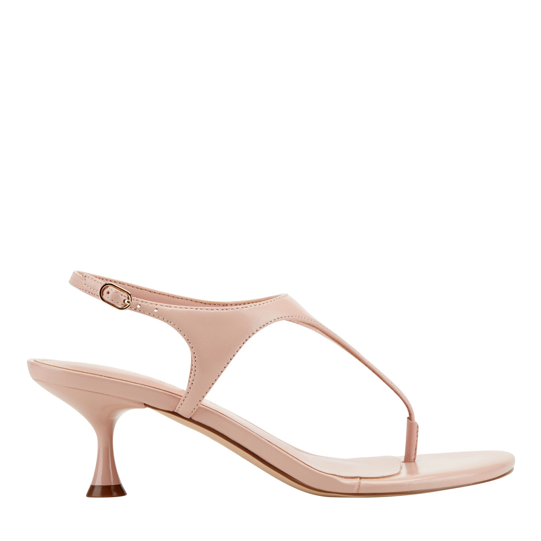 Pelysa Leather Heeled Thong Sandal