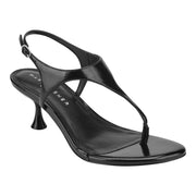 Pelysa Leather Heeled Thong Sandal