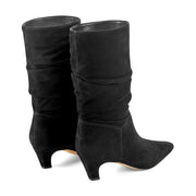 Dalores Leather Slouch Bootie