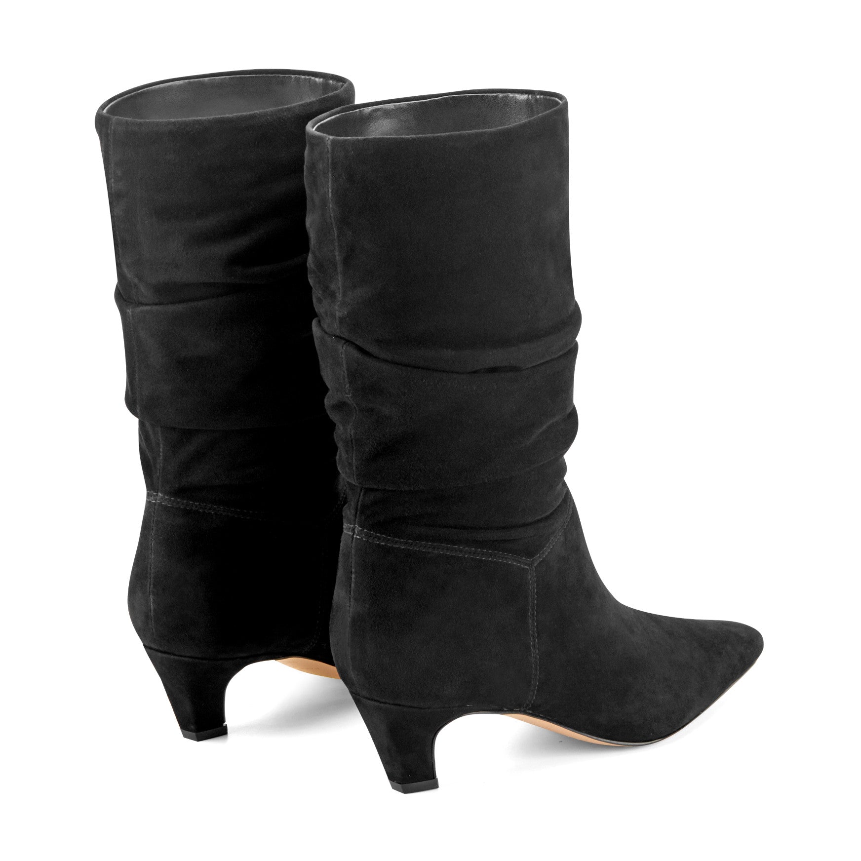 Dalores Leather Slouch Bootie