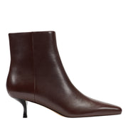 Kiona Kitten Heel Leather Ankle Bootie