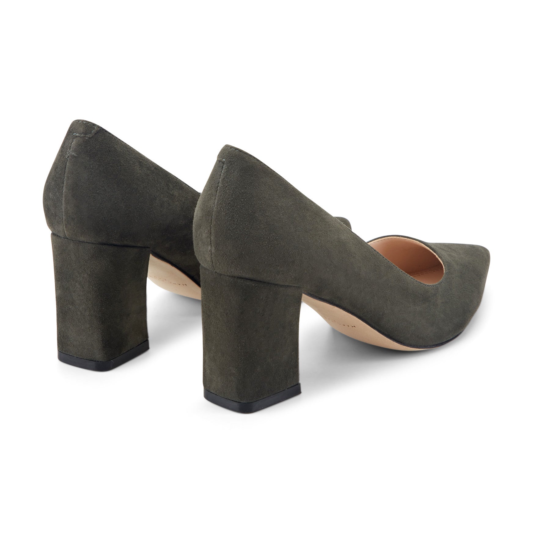 Zala Block Heel Pointy Toe Pump
