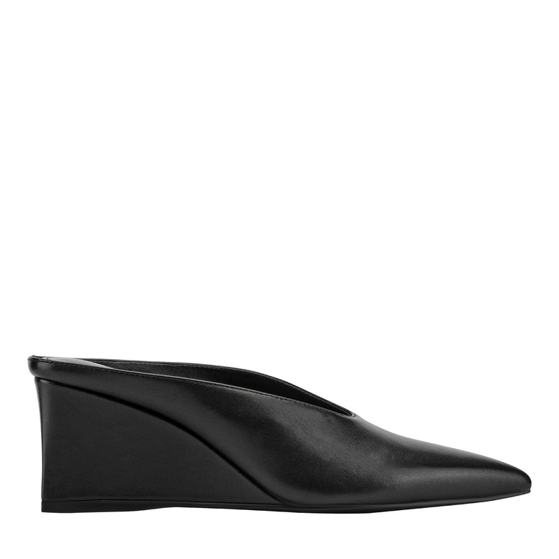 Malley Leather Wedge Mule