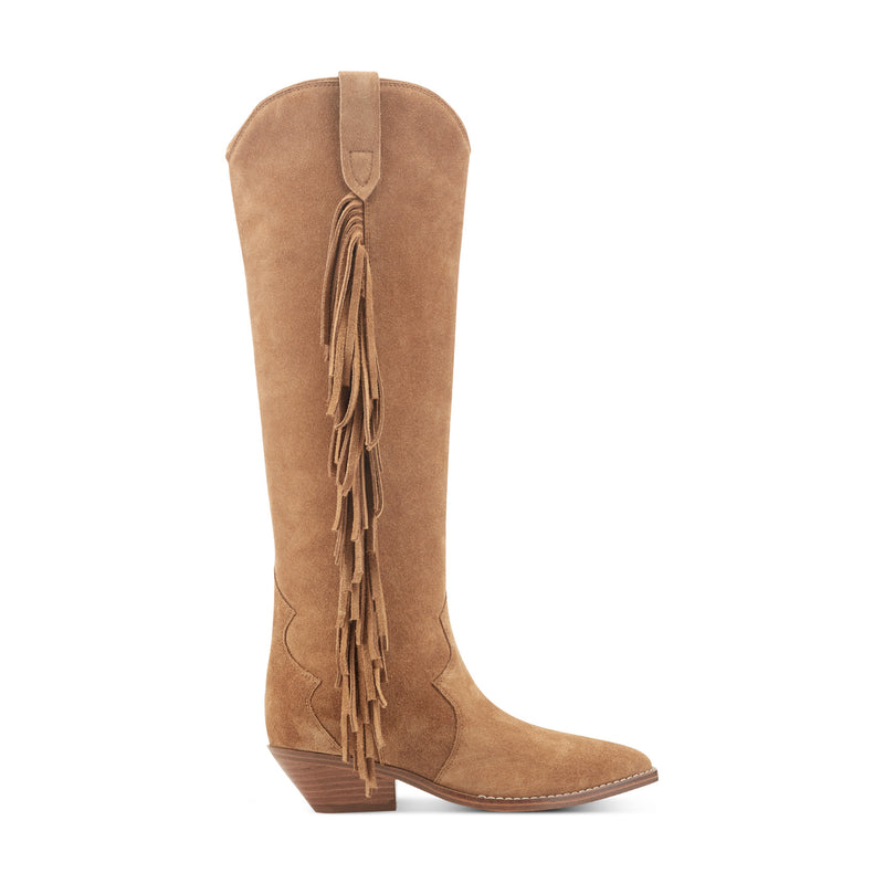 Anirey Leather Fringe Boot