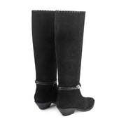 Ainsley Detailed Leather Boot