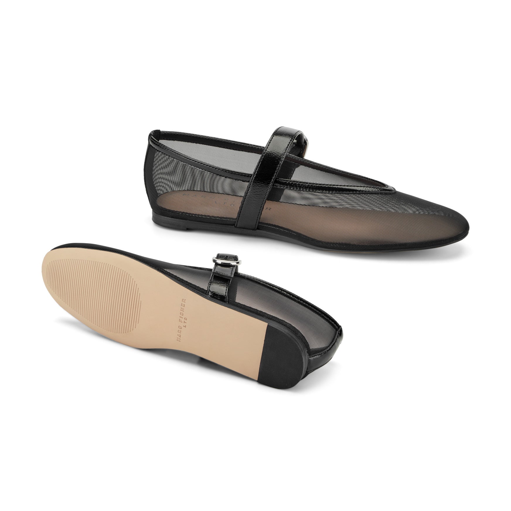 Godina Mesh Mary Jane Ballet Flat