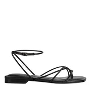 Mayte Strappy Leather Flat Sandal