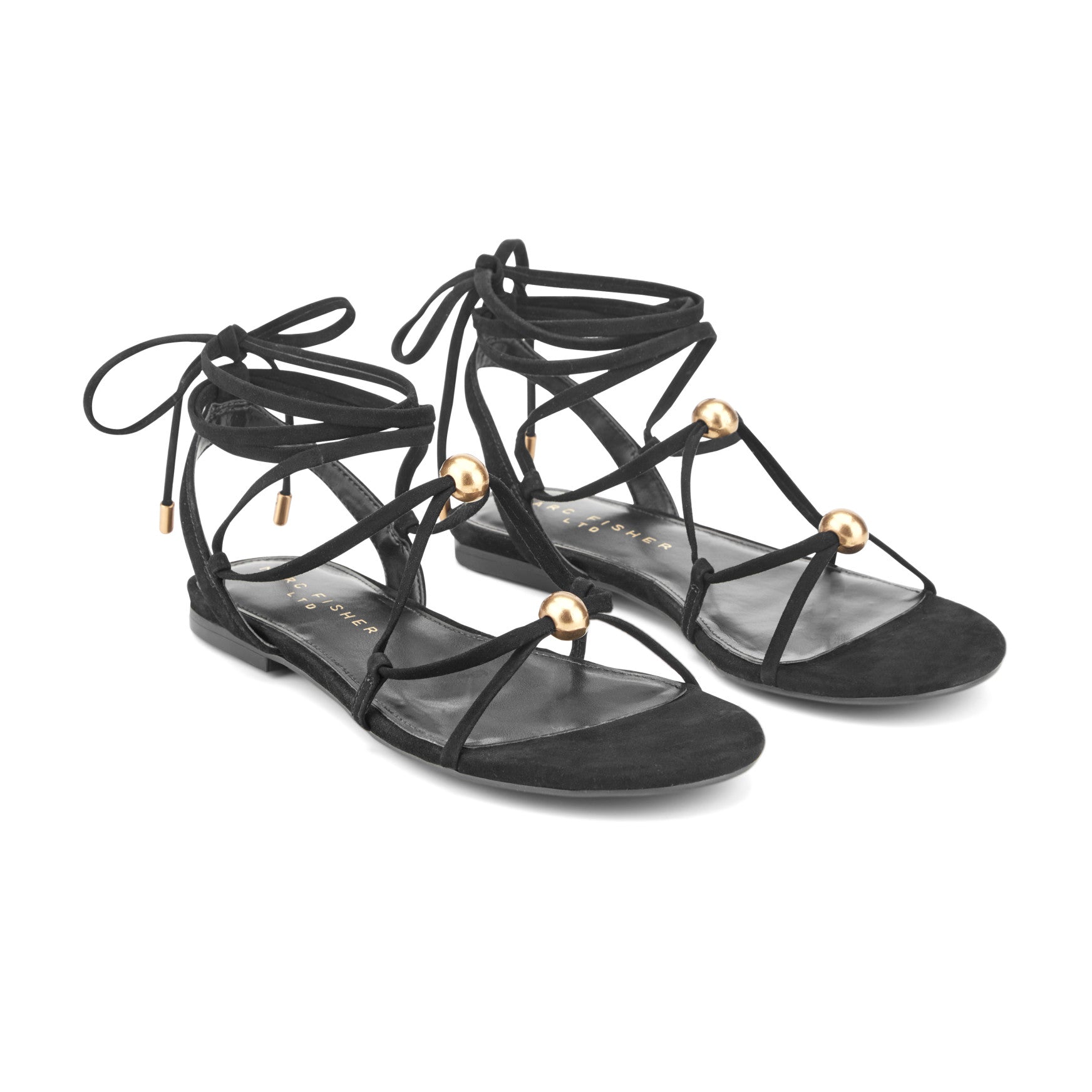 Ellan Ankle Wrap Leather Sandal
