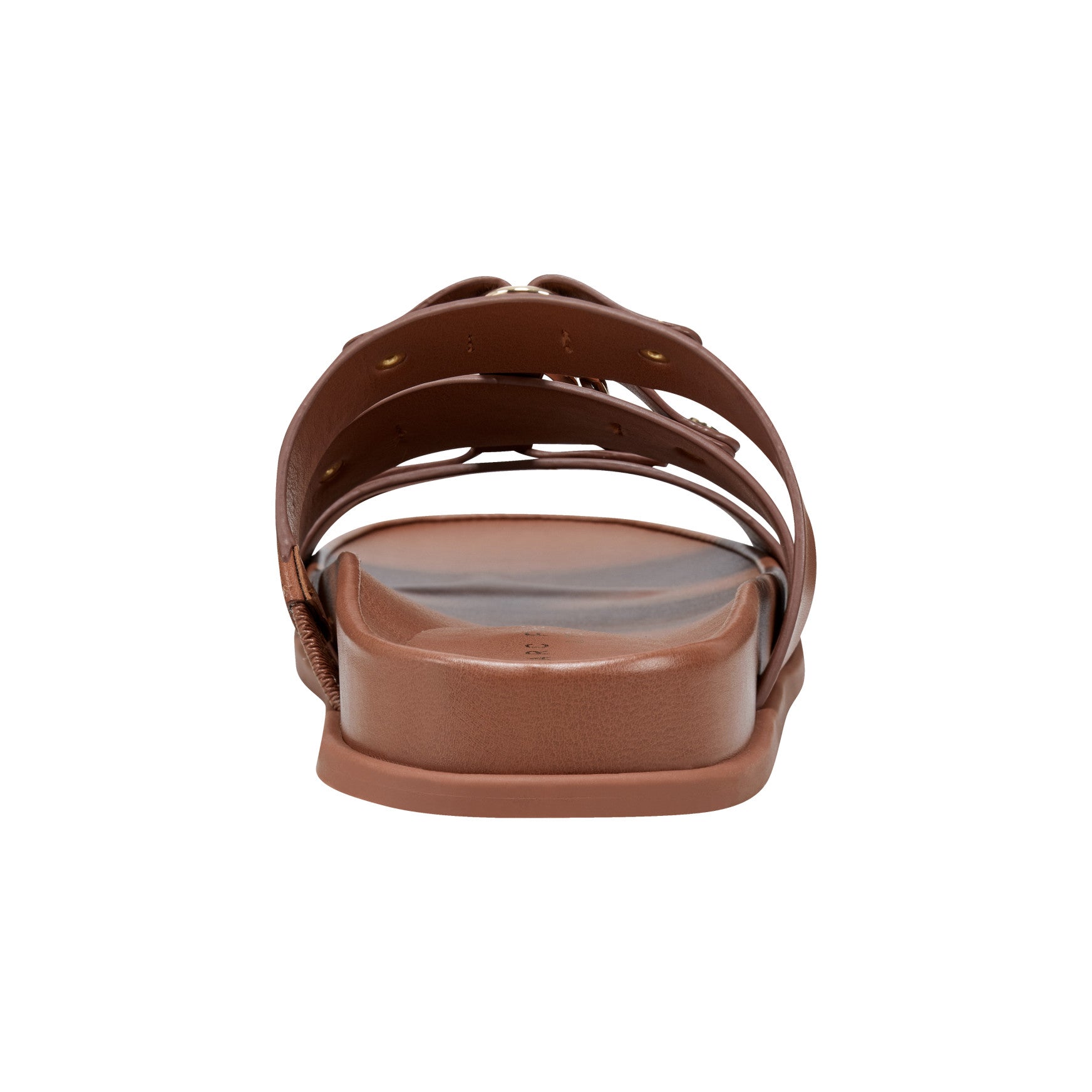 Verity Flat Leather Footbed Sandal